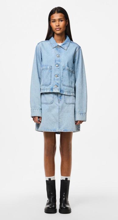 Produktbild Pieces PCSKY HW MINI Jeansrock (XS)