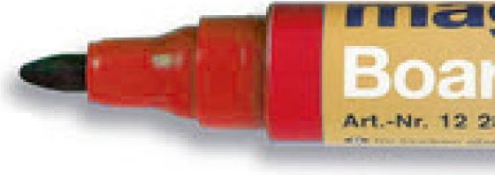Actual product image Magnetoplan Board and flipchart markers (Red, 3 mm, 4 x)