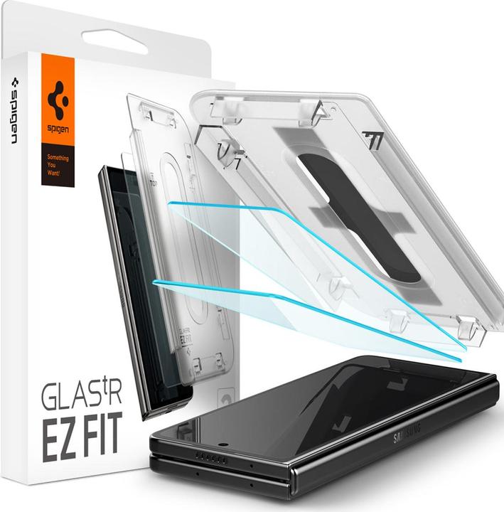 Actual product image Spigen Glas.TR EZ Fit (1 Piece, Samsung Galaxy Z Fold5)