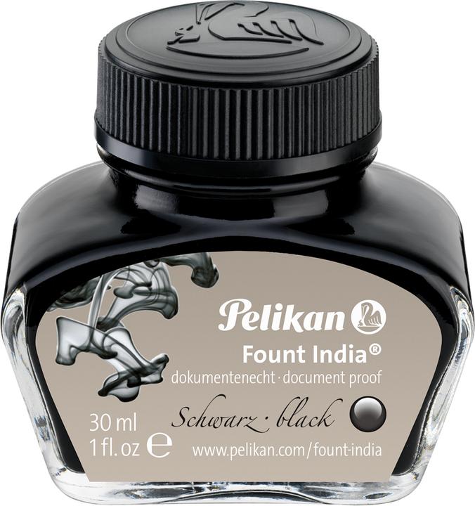 Immagine prodotto Pelikan Inchiostro 518 Fount India 30ml, Nero (Calamaio, Nero)