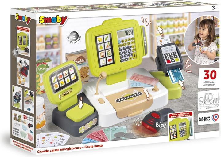 Immagine prodotto Smoby registratore di cassa elettronico per supermercati XL 7600350114