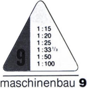 Actual product image Rumold Triangular scales 150 (300 mm)