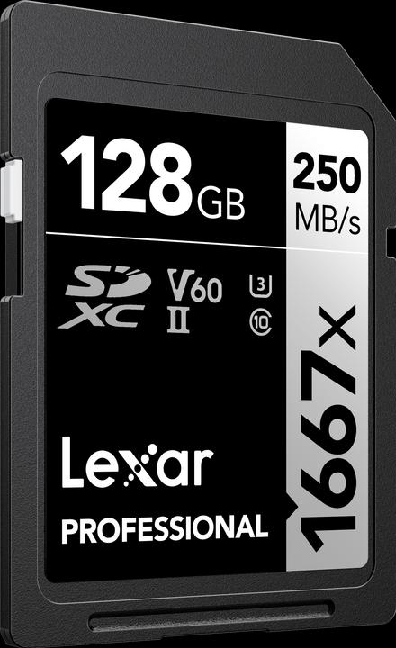 Immagine prodotto Lexar Professionale 1667x (128 GB, SDXC, U3, UHS-II)