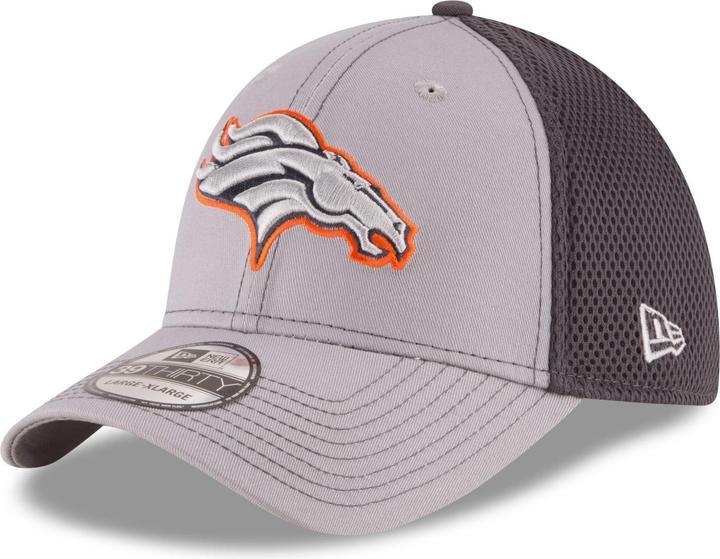 New Era 39Thirty Stretch Mesh Cap - Denver Broncos - L/XL (L)