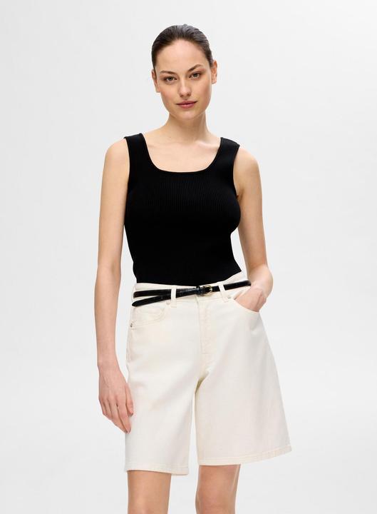 Actual product image Selected Femme Ribbed tank top (L)