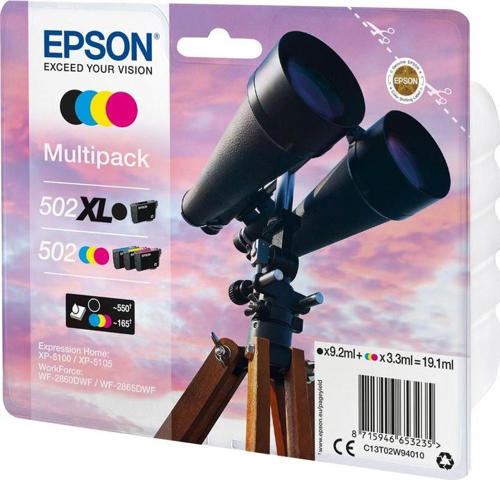 Produktbild Epson 502 (M, BK, C, Y)