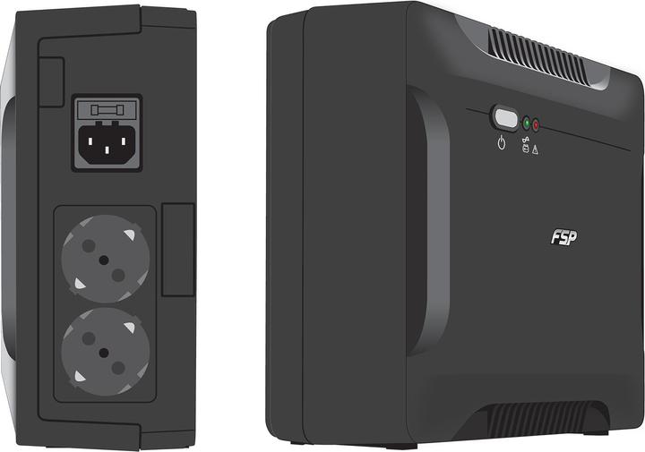 Actual product image Fortron Nano 800 (800 VA, 480 W, Standby UPS)