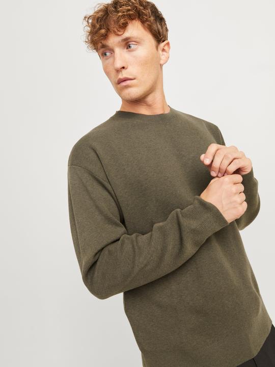 Produktbild Jack & Jones Einfarbig Strickpullover mit Rundhals Strickpullover mit Rundhals (XL)