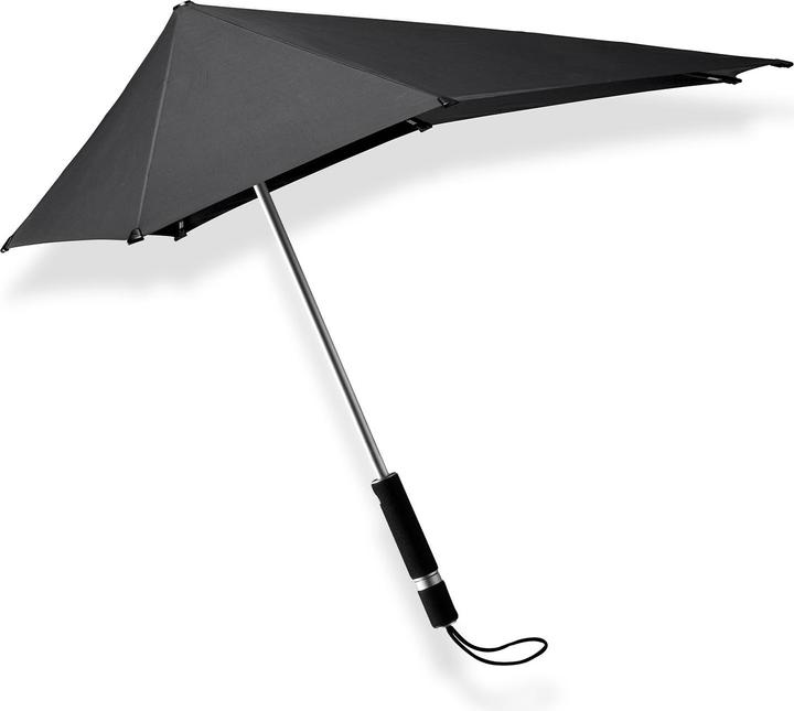 Actual product image Senz Original Long Stick Storm Umbrella, Pure Black