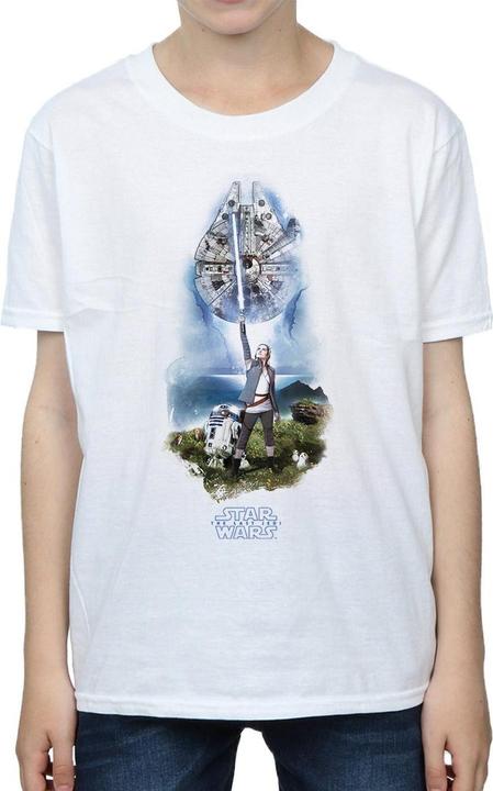 Immagine prodotto Star Wars The Last Jedi Rey Lightsaber Maglietta Ragazzi (140, 146)
