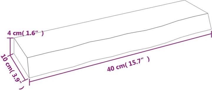 Actual product image VidaXL Lian (40 x 10 x 4 cm)