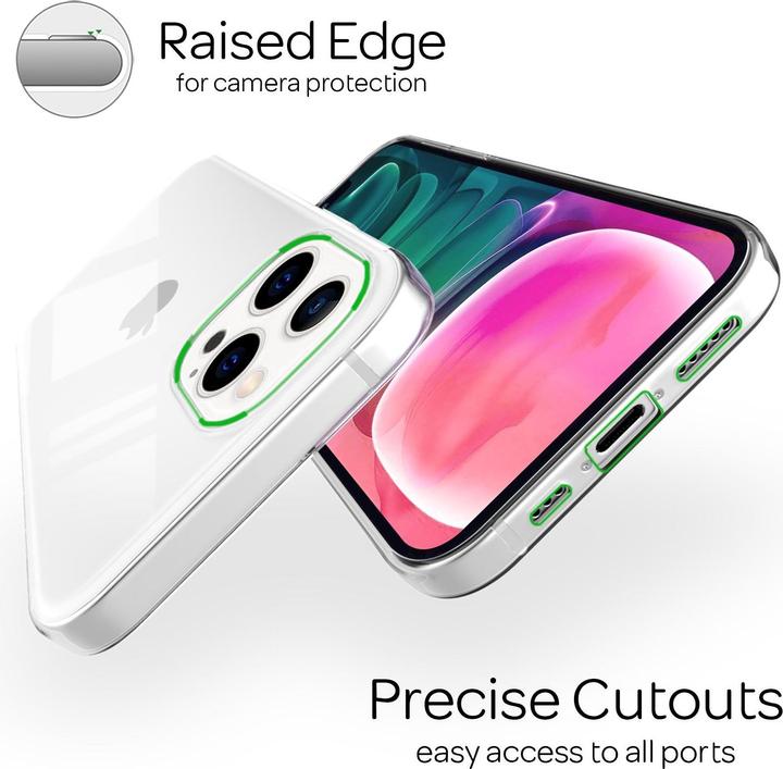 Actual product image Nalia Clear silicone mobile phone case (Apple iPhone 13 Pro)