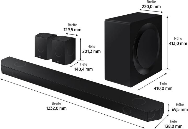 Produktbild Samsung HW-Q995GD/ZG (656 W, 11.1.4 Kanal)