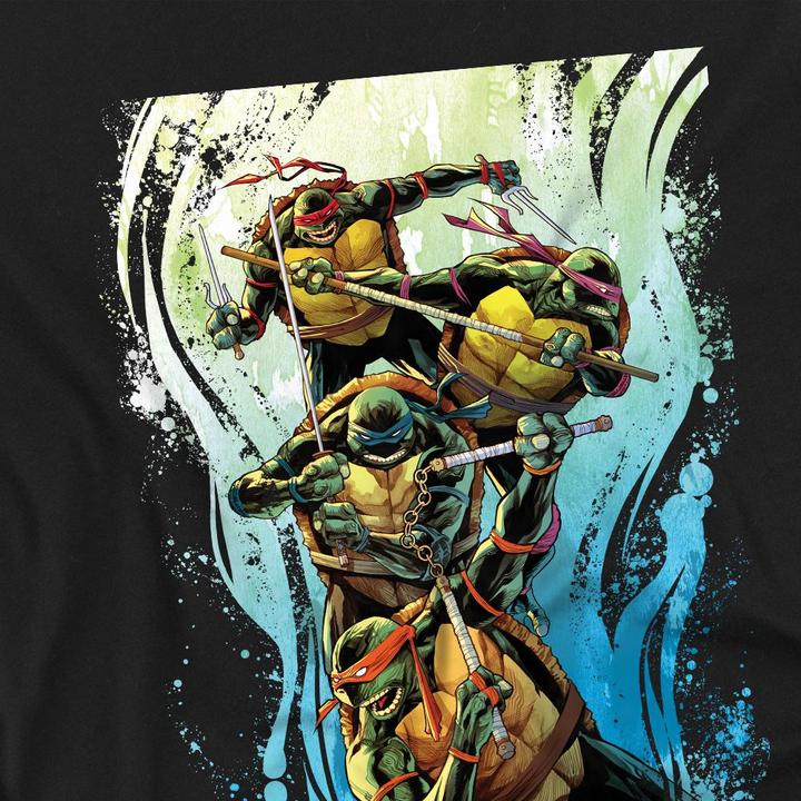 Image du produit Teenage Mutant NT - T-shirt COOL RAINBOW WARRIORS - Adulte (XL)