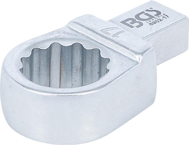 Produktbild BGS Einsteck-Ringschlüssel 17 mm Aufnahme 9 x 12 mm (17 mm)