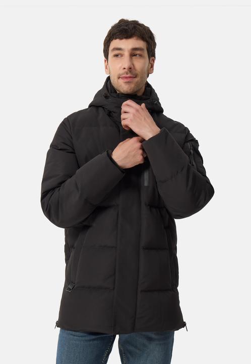 Produktbild Cash-Mere Daunenparka Mantel mit Kapuze und Kaschmirfutter (L)