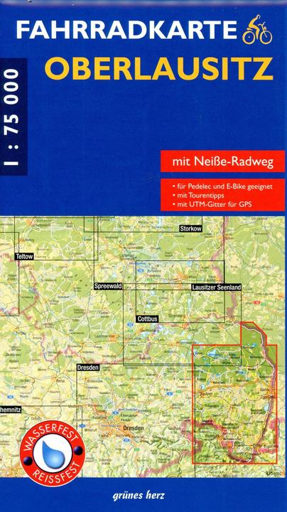 Image du produit Carte cycliste de la Haute Lusace