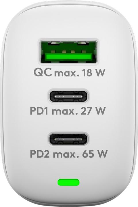 Immagine prodotto Goobay Caricabatterie rapido multiporta USB (65 W)