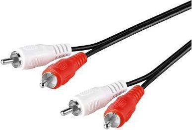 Actual product image MicroConnect Stereo RCA Cable, 0.5 metre (0.50 m)