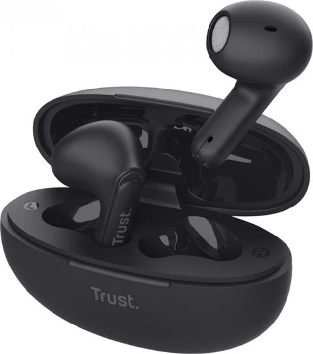 Image du produit Trust Yavi Bt Enc Earphones Noir (ANC, 23 h, Sans fil)