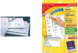 Actual product image Avery Address labels
