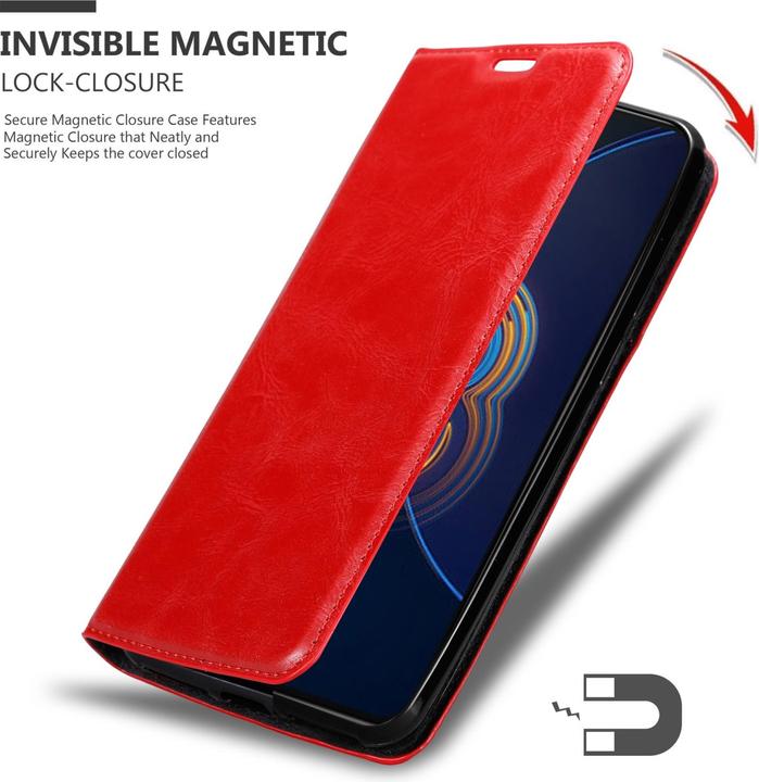 Actual product image Cadorabo Book Invis. Magnet sleeve (Asus Zenfone 8 Flip)