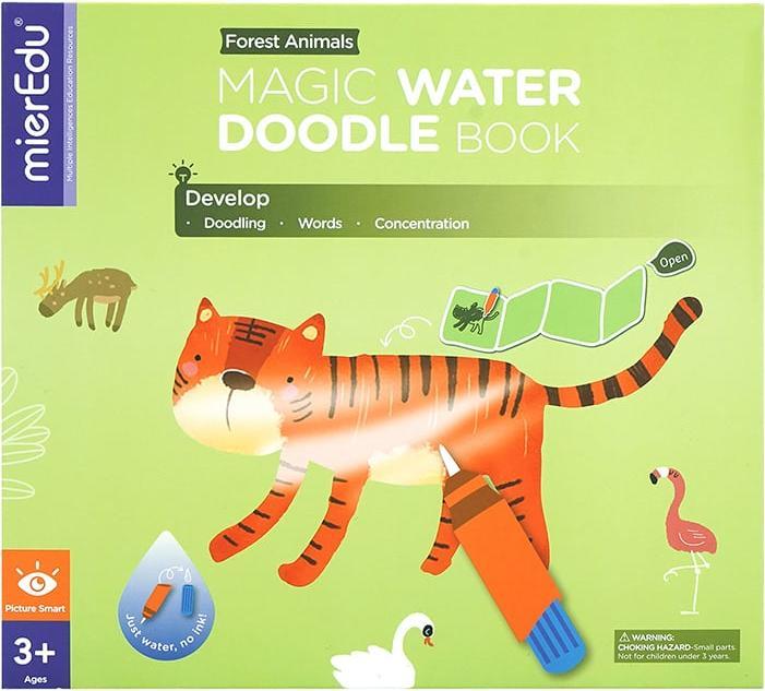 Image du produit mierEdu Livre de coloriage aquatique magique - Animaux de la forêt