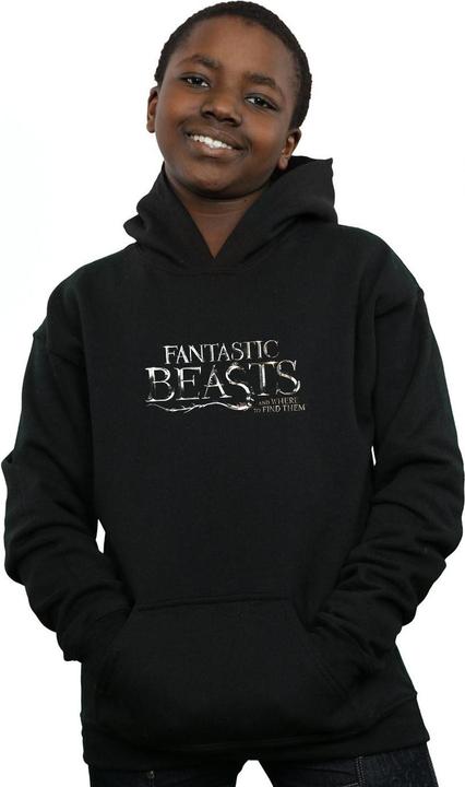 Produktbild Fantastic Beasts Text Logo Kapuzenpullover Jungen (128)