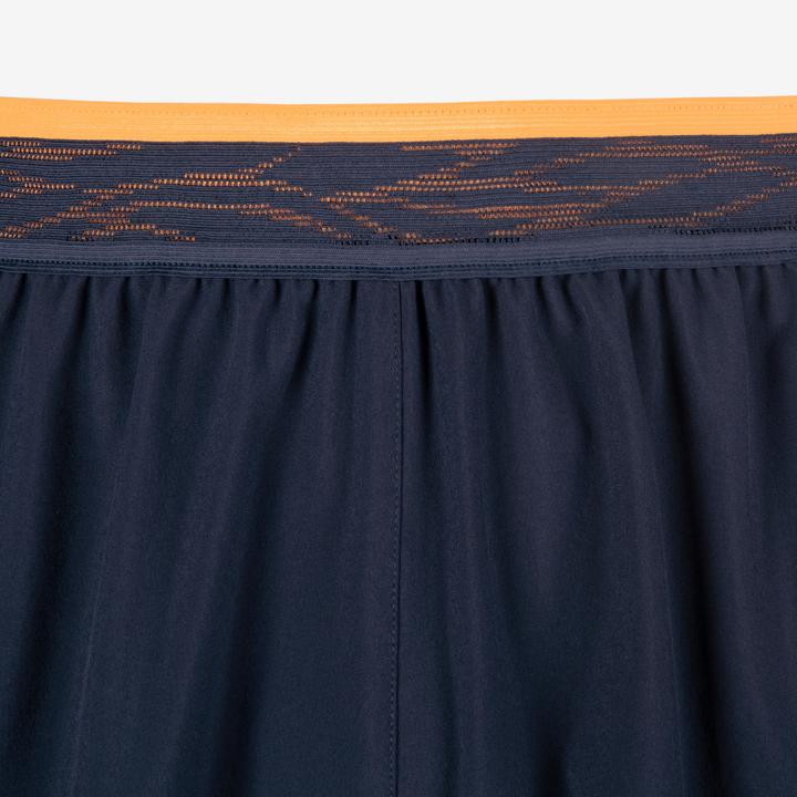 Produktbild Kipsta Damen/Herren Fussball Shorts - CLR marineblau/orange (S)
