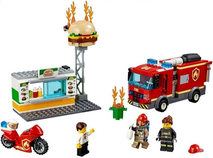 Immagine prodotto LEGO Operazione dei vigili del fuoco in un ristorante di hamburger (60214, LEGO City)
