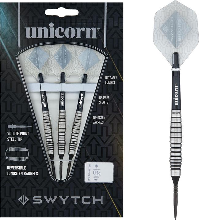 Unicorn Steel Darts Swytch black 21 g 39,7mm (21 g)