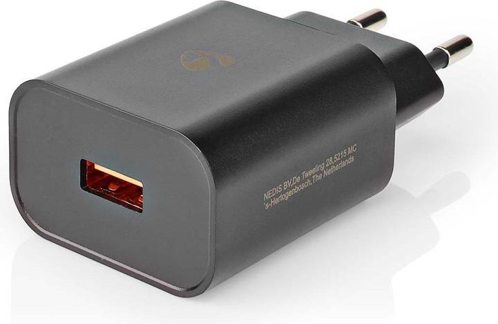 Actual product image Nedis Mains charger 18 W 1.5 2.0 3.0 A - Number of outputs: 1, USB-A, No cable included e (18 W)