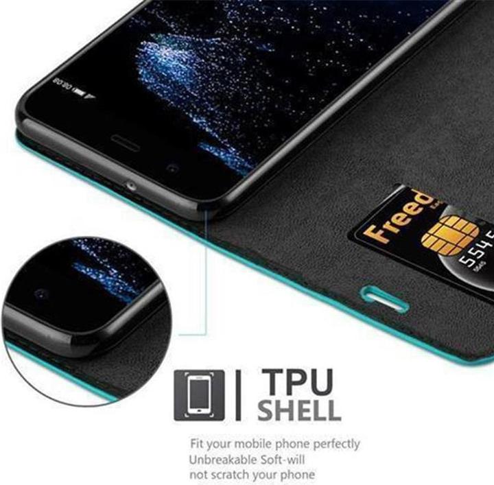 Produktbild Cadorabo Book Invisible Magnet Cover (Huawei P10 Plus)