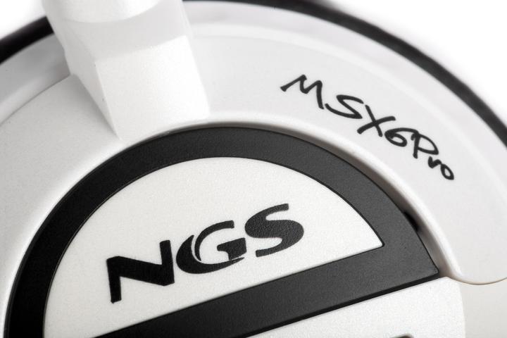 Produktbild NGS MSX6 Pro Kopfhörer Verkabelt Kopfband Calls/Music Weiss (Kabelgebunden)