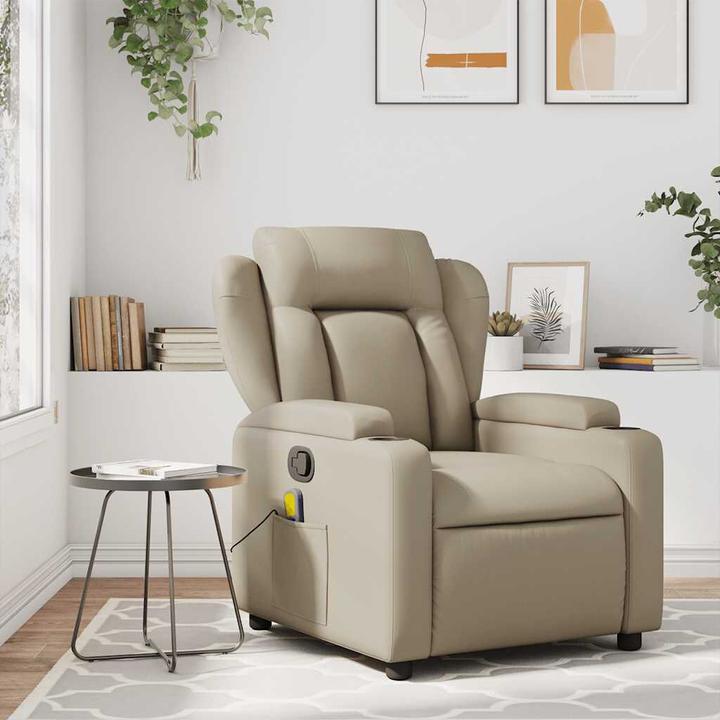 Produktbild VidaXL Massagesessel Cappuccino-Braun Kunstleder,Farbe