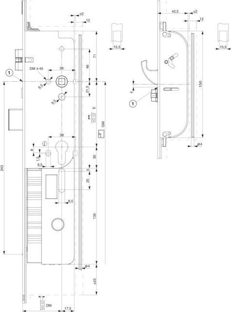 Actual product image Maco M-TS 2MF-HO