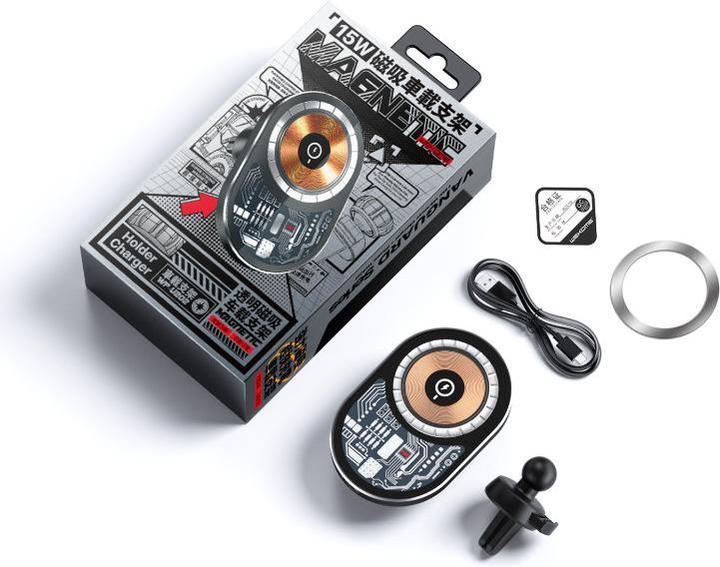 Actual product image Wekome Magnetic car holder with MagSafe wirele