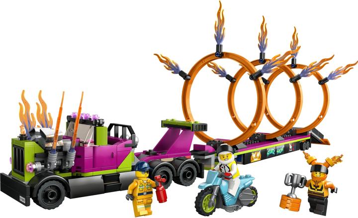 Immagine prodotto LEGO Sfida del camion acrobatico con pneumatici infuocati (60357, LEGO City)