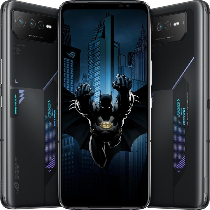 Image du produit ASUS ROG Phone 6 Batman Edition (256 Go, Noir, 6.78", Double SIM, 50 Mpx, 5G)