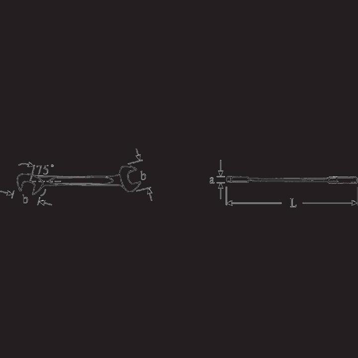 Actual product image Stahlwille Double open-end wrench (13 mm)