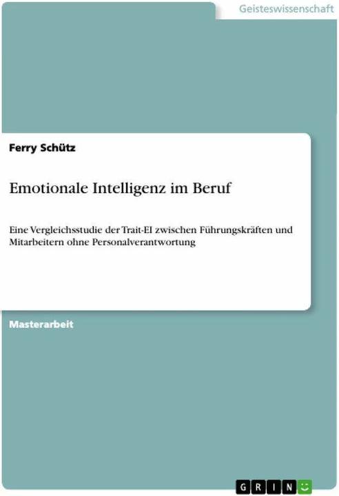 Immagine prodotto Emotionale Intelligenz im Beruf (Tedesco, Ferry Schütz, 2021)