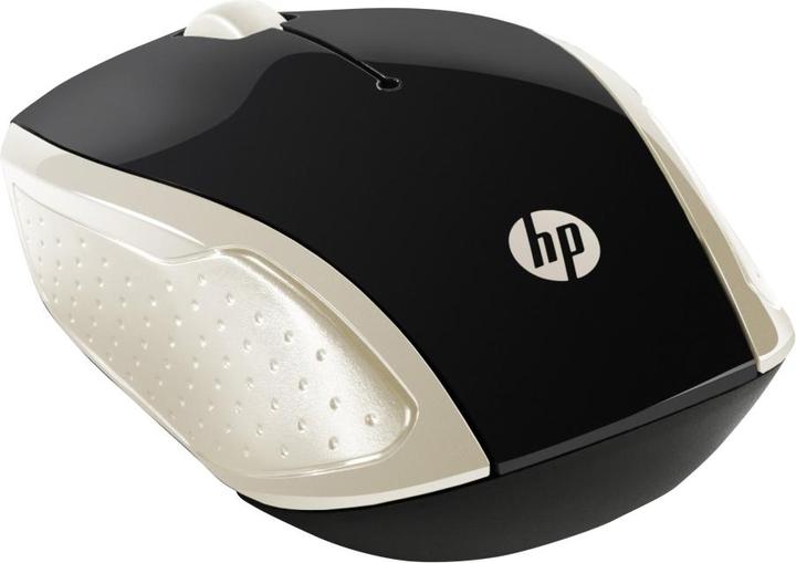 Actual product image HP 200 Silk Gold Wireless Mouse (Wireless)
