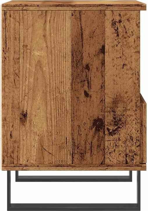Image du produit VidaXL Table de chevet Rangement de nuit Commode de nuit Console de chevet aspect bois ancien (40 x 35 x 50 cm)