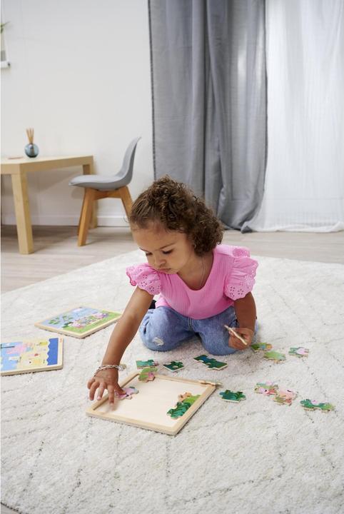 Immagine prodotto Eichhorn Peppa Pig, puzzle a intarsio, 3 assortiti. (20 pezzi)