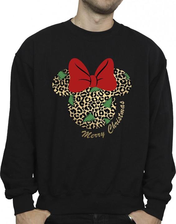 Immagine prodotto Disney Minnie Mouse Leopard Christmas Felpa Uomo (XL)