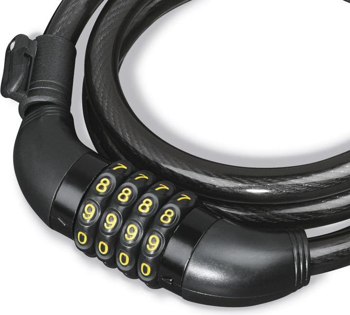 Actual product image Hama Fahrrad-Zahlenspiralschloss, 120 cm, Schwarz