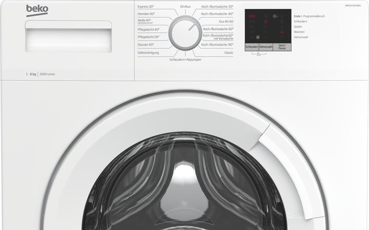 Produktbild Beko WML61023NR1 Waschmaschine Freistehend Frontlader E (6 kg, Links)