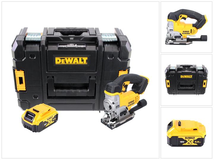 Actual product image DeWalt DCS 331 NT Battery jigsaw 18 V + 1x battery 5.0 Ah + TSTAK - without charger