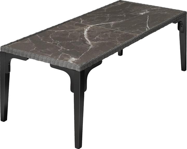 Image du produit tectake Table en rotin Foggia 196x87x76cm (196 cm)