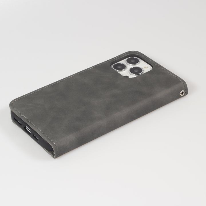 Immagine prodotto PhoneLook Custodia in pelle Flip Wallet Vintage con chiusura magnetica e porta carte di credito (Apple iPhone 15 Pro Max)